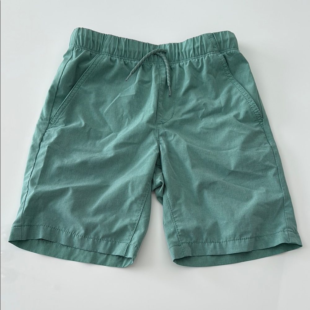 Boys Green Casual Shorts